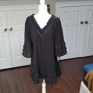 Bell Sleeve Bohemian Dress